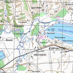 Карта курчатовского района курской
