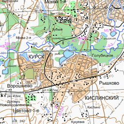 Курская область беседино карта