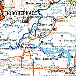 Карта пролетарского района ростовской области с населенными пунктами подробная