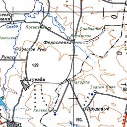 Карта поселка орловский