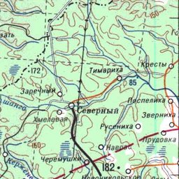 Карта тонкино нижегородская область