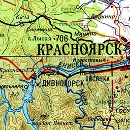 Карта арейское красноярск